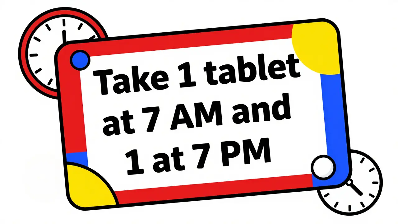 Dosage Instructions on Prescription Labels: How to Read Frequency and Timing Correctly